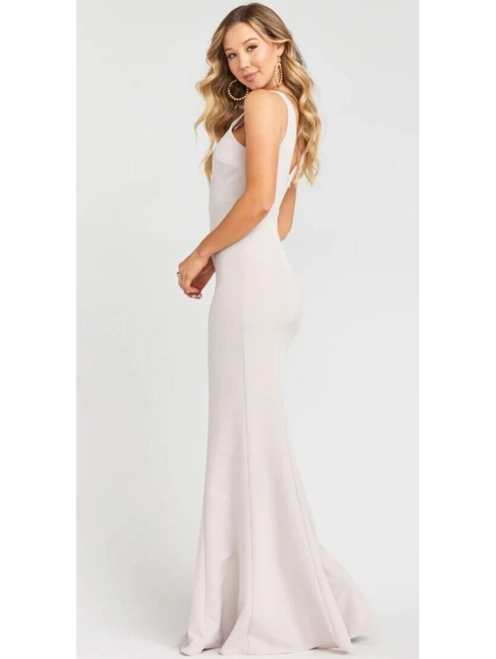 Show Me Your Mumu NWT Morgan Gown in Show Me The Ring Stretch Crepe Size XXS
